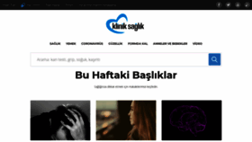 What Kliniksaglik.com website looked like in 2020 (4 years ago)