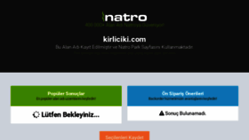 What Kirliciki.com website looked like in 2020 (5 years ago)