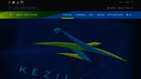 What Kezilabdaszeretlek.hu website looked like in 2020 (4 years ago)