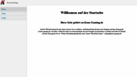 What Kone-gaming.de website looked like in 2020 (4 years ago)