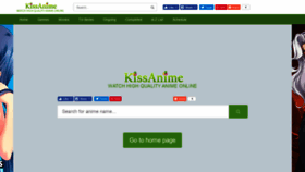 What Kissanime.cool website looked like in 2020 (4 years ago)