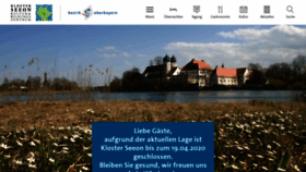 What Kloster-seeon.de website looked like in 2020 (4 years ago)