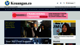 What Keuangan.co website looked like in 2020 (4 years ago)