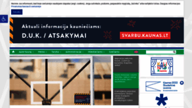 What Kaunas.lt website looked like in 2020 (4 years ago)