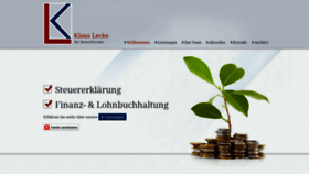 What Kanzlei-lecke.de website looked like in 2020 (4 years ago)