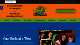 What Kidzdent.com website looked like in 2020 (4 years ago)