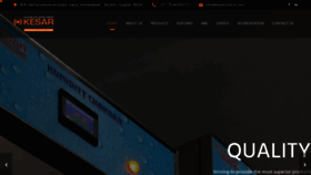 What Kesarcontrol.com website looked like in 2020 (5 years ago)