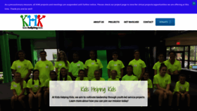What Kidshelpingkidsct.org website looked like in 2020 (4 years ago)