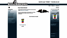 What Kritterkoncepts.net website looked like in 2020 (4 years ago)