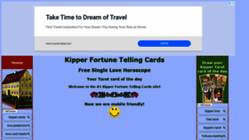 What Kipper-fortune-telling-cards.com website looked like in 2020 (4 years ago)