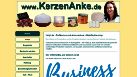 What Kerzenanke.de website looked like in 2020 (4 years ago)