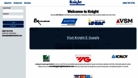 What Knightindustrial.com website looked like in 2020 (4 years ago)
