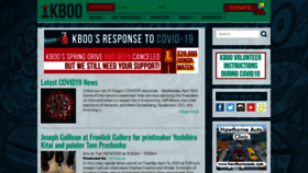 What Kboo.fm website looked like in 2020 (4 years ago)