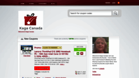 What Kagacanada.com website looked like in 2020 (4 years ago)