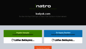 What Kodyok.com website looked like in 2020 (4 years ago)