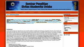 What Karyailmiah.unisba.ac.id website looked like in 2020 (4 years ago)