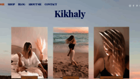What Kikhaly.com website looked like in 2020 (4 years ago)