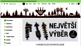 What Krabcycles.cz website looked like in 2020 (4 years ago)