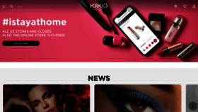 What Kikocosmetics.fr website looked like in 2020 (4 years ago)