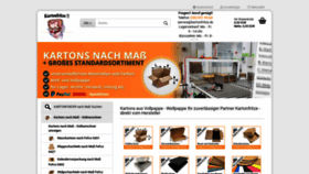 What Kartonfritze.de website looked like in 2020 (4 years ago)