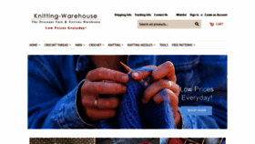 What Knitting-warehouse.com website looked like in 2020 (4 years ago)