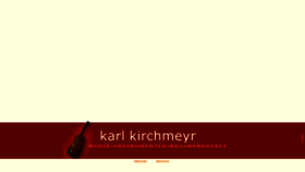What Kirchmeyr.net website looked like in 2020 (4 years ago)