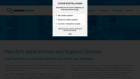 What Kopera.de website looked like in 2020 (4 years ago)