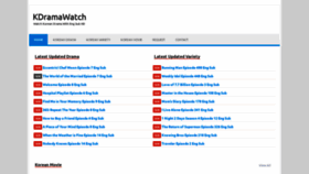 What Kdramawatch.com website looked like in 2020 (4 years ago)