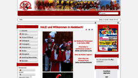 What Karnevalisten-medebach.de website looked like in 2020 (3 years ago)