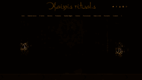 What Kainisrituals.es website looked like in 2020 (4 years ago)