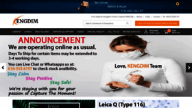 What Kengdim.com website looked like in 2020 (4 years ago)