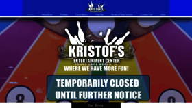What Kristofs.net website looked like in 2020 (3 years ago)