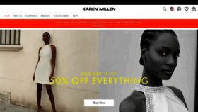 What Karenmillen.com website looked like in 2020 (4 years ago)