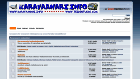 What Karavaanari.info website looked like in 2020 (3 years ago)