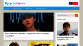 What Kpopindo.id website looked like in 2020 (4 years ago)