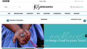What Kandsimpressions.com website looked like in 2020 (3 years ago)