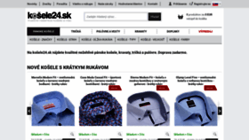 What Kosele24.sk website looked like in 2020 (3 years ago)