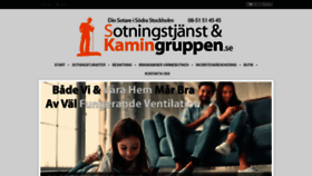 What Kamingruppen.se website looked like in 2020 (3 years ago)