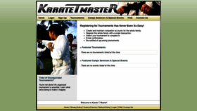 What Karatetmaster.com website looked like in 2020 (4 years ago)