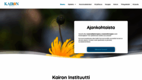 What Kairon.fi website looked like in 2020 (4 years ago)