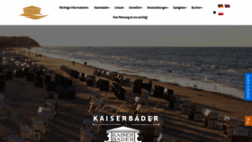 What Kaiserbaeder-auf-usedom.de website looked like in 2020 (4 years ago)