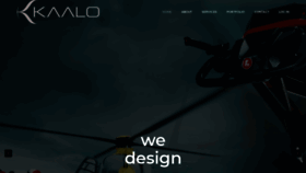 What Kaalo.com website looked like in 2020 (3 years ago)