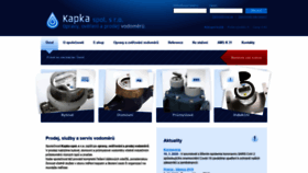 What Kapka-vodomery.cz website looked like in 2020 (4 years ago)