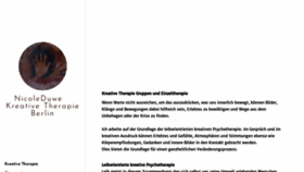 What Kreative-therapie-berlin.de website looked like in 2020 (3 years ago)