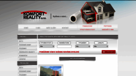 What Komfort-reality.cz website looked like in 2020 (4 years ago)