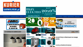 What Kuriergarwolinski.pl website looked like in 2020 (3 years ago)