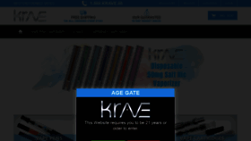 What Kraveit.com website looked like in 2020 (3 years ago)