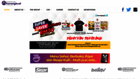 What Karangkraf.com website looked like in 2020 (4 years ago)