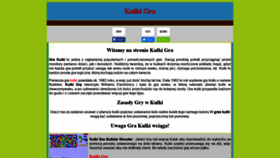 What Kulkigra.pl website looked like in 2020 (3 years ago)