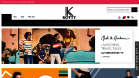 What Kotty.in website looked like in 2020 (5 years ago)